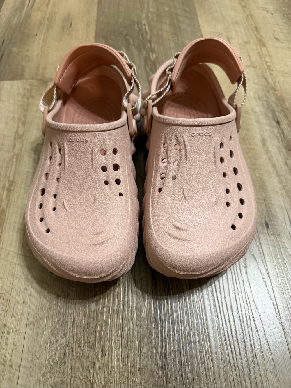 CROCS Echo Clog Sandals in Blush Pink